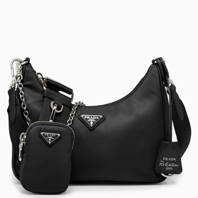 Prada Black Re-nylon Re Edition 2005 Crossbody Bag