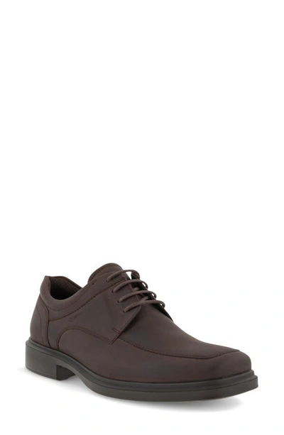 Ecco Helsinki 2.0 Gore-tex® Moc Toe Leather Derby In Mocha