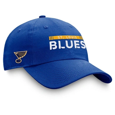 Fanatics Branded Blue St. Louis Blues Authentic Pro Rink Adjustable Hat