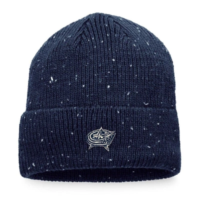 Fanatics Branded Navy Columbus Blue Jackets Authentic Pro Rink Pinnacle Cuffed Knit Hat