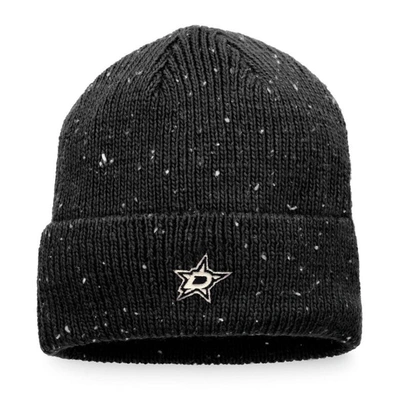Fanatics Branded Black Dallas Stars Authentic Pro Rink Pinnacle Cuffed Knit Hat