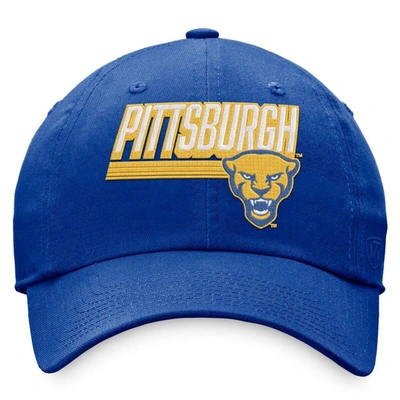 Top Of The World Royal Pitt Panthers Slice Adjustable Hat