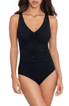 Magicsuit Sansa Solid One-piece Swimsuit In Blk