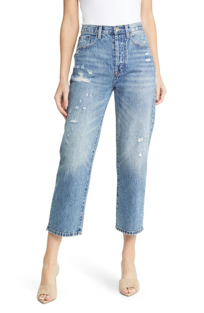 Pistola Cassie High Waist Crop Jeans In University