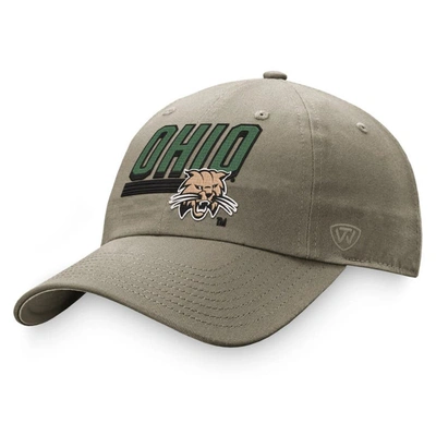 Top Of The World Khaki Ohio Bobcats Slice Adjustable Hat