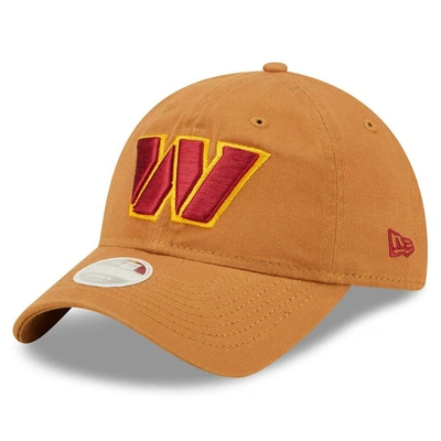 New Era Brown Washington Commanders Core Classic 2.0 9twenty Adjustable Hat