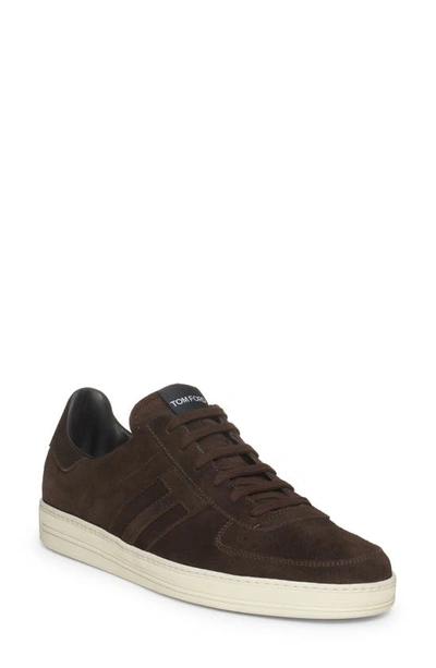 Tom Ford Radcliffe Low Top Sneaker In Fango + Cream