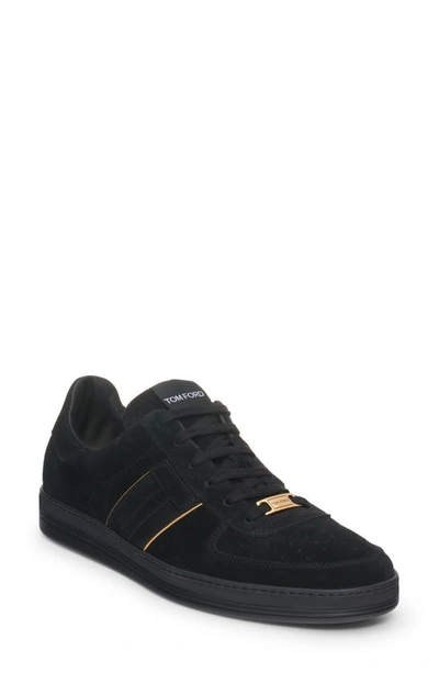 Tom Ford Low Top Sneaker In Black