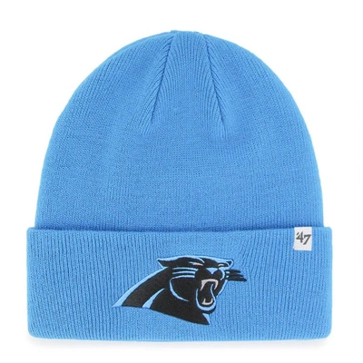 47 ' Blue Carolina Panthers Primary Basic Cuffed Knit Hat