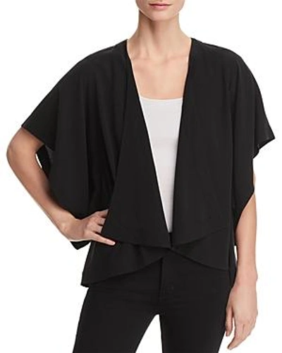 Eileen Fisher Drape-front Kimono Jacket - 100% Exclusive In Black