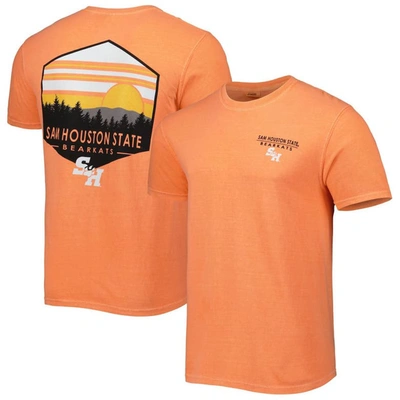Image One Orange Sam Houston State Bearkats Landscape Shield T-shirt