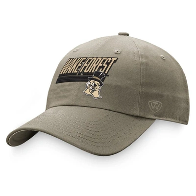 Top Of The World Khaki Wake Forest Demon Deacons Slice Adjustable Hat