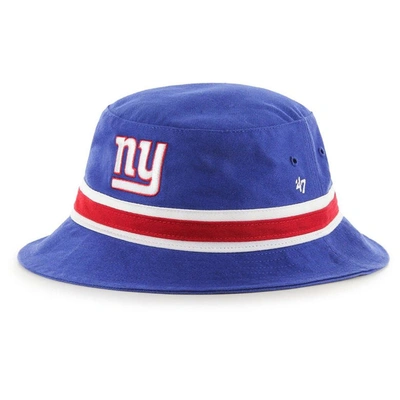 47 Brand '47 Royal New York Giants Striped Bucket Hat