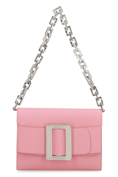 Boyy Leather Clutch In Pink