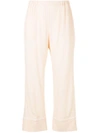 N°21 Cropped Trousers In Pink