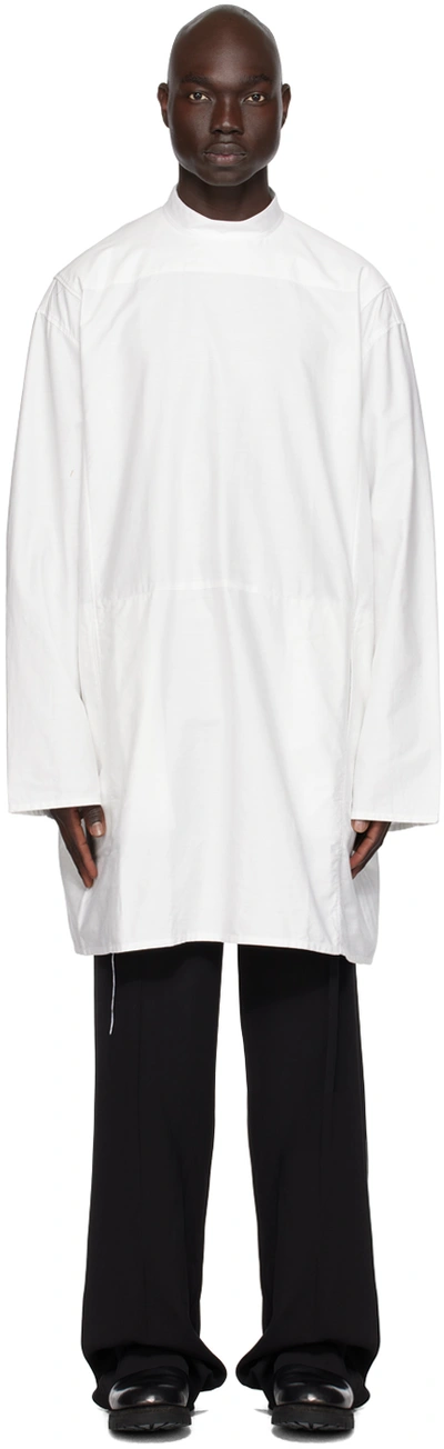 Nicolas Andreas Taralis Button-down Cotton Shirt In 8 Ecru