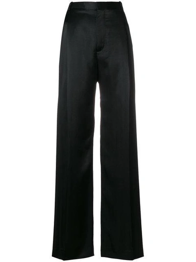 Givenchy High-waisted Flared Trousers - Black