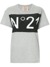 N°21 Nº21 Logo Print T-shirt - Grey