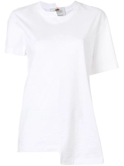 Cedric Charlier Cédric Charlier Asymmetric T-shirt - White