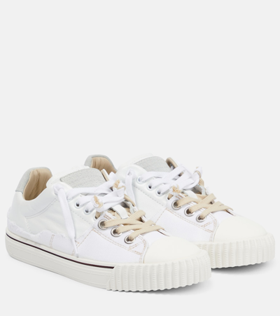 Maison Margiela Evolution Canvas Leather Low-top Sneakers In H8548