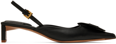 Jacquemus 45mm Les Chaussures Duelo Leather Mules In Black  