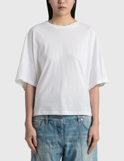 Loewe Short Oversize Anagram T-shirt In White