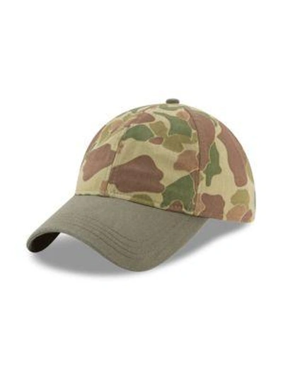 New Era Camouflage Cotton Baseball Cap In Green