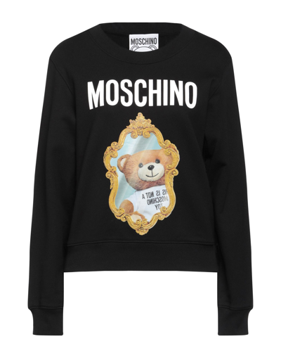 Moschino Sweatshirts In Black