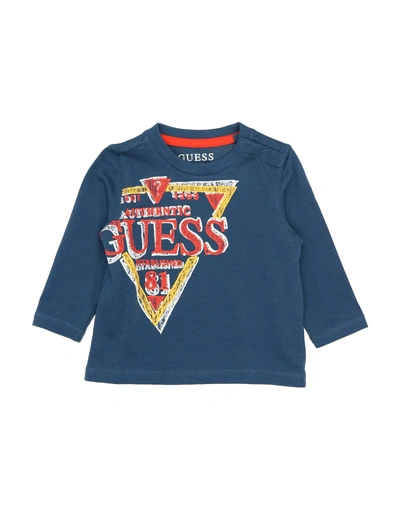 Guess Kids' T-shirts In Blue