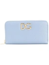 Dolce & Gabbana Logo Zip-around Wallet In Blue
