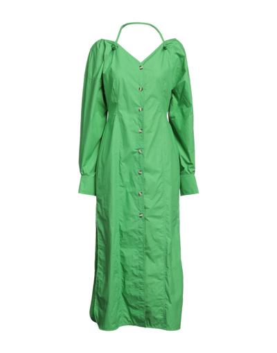 Nanushka Long Dresses In Green