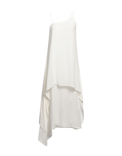 Isabel Benenato Midi Dresses In White