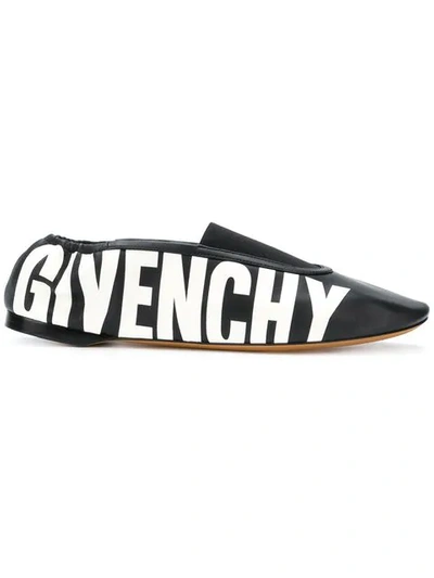 Givenchy Rivington Logo Slipper In Nero
