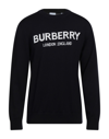 Burberry Sweaters In Coal Blue