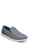 Nunn Bush Brewski Organic Cotton Slip-on Sneaker In Navy