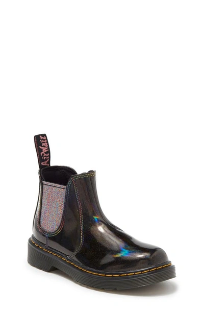 Dr. Martens' Kids' Girl's 2976 Glitter Leather Boots In Black