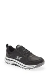 Skechers Go Golf Arch Fit Set Up Waterproof Spikeless Golf Shoe In Black/ White