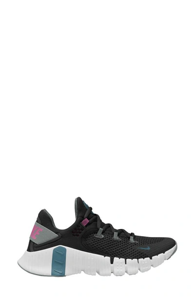 Nike Free Metcon 4 Training Shoe In Black/ Noise Aqua-mica Green