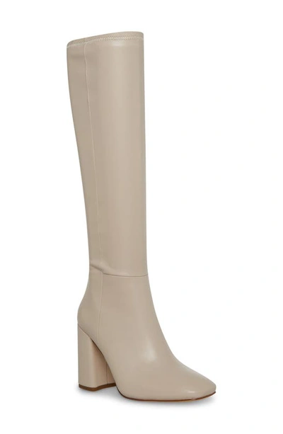 Steve Madden Liza Knee High Boot In Bone