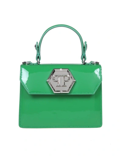 Philipp Plein Handbag In Green Paint