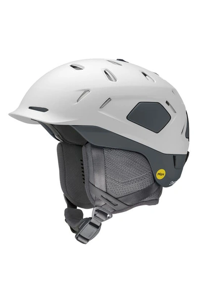 Smith Nexus Snow Helmet With Mips In Matte White / Slate