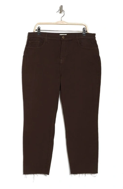 L Agence Sada Ankle Slim Jeans In Espresso