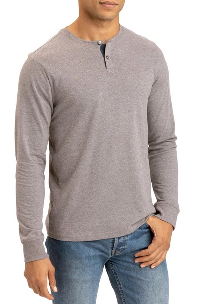Threads 4 Thought Henley In Heather Grey