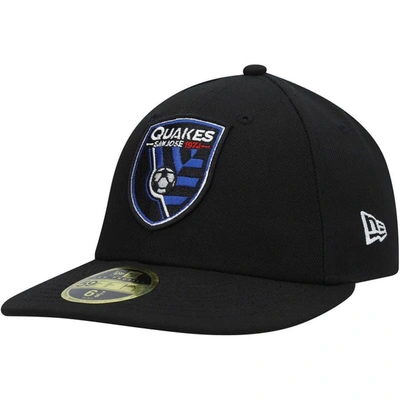 New Era Black San Jose Earthquakes Primary Logo Low Profile 59fifty Fitted Hat