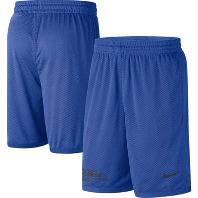 Nike Royal Florida Gators Performance Mesh Shorts In Blue