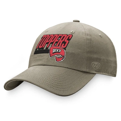 Top Of The World Khaki Western Kentucky Hilltoppers Slice Adjustable Hat