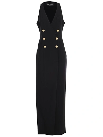 Balmain Dress In Cblack