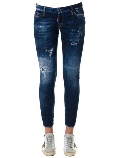 Dsquared2 Jennifer Denim Jeans In Blu/denim