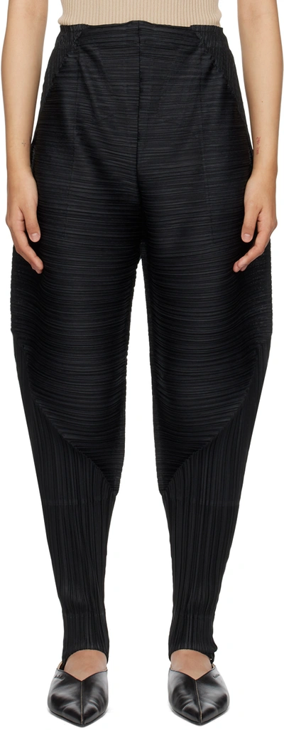 Issey Miyake Black Thicker Bounce Trousers