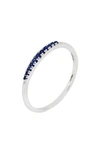 Bony Levy Gemstone Stacking Ring In 18k White Gold